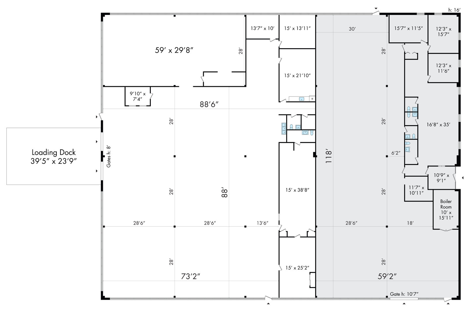 Floor plan of Mill Place